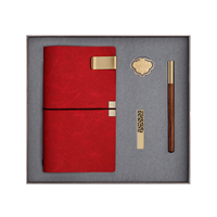 Chine Logo de luxe personnalisé gravé or décapsuleur cahier cadeau Note stylo ensemble cadeaux de mariage pour invités Souvenirs