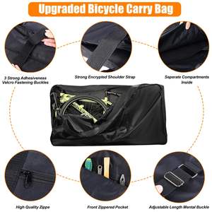 Bolsa de Transporte para Bicicleta Plegable, Impermeable, para Viajes en Auto, Tren y Avión - Product Image 4
