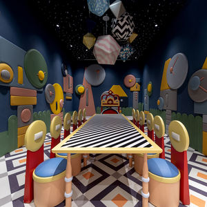 Augustine grande aire de jeux intérieure fosse à balles <span class=keywords><strong>cuisine</strong></span> simulée zones de course éponge matériaux en bois 100 capacité pour centres commerciaux - Product Image 6