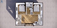 Usine de conteneurs : Maison extensible personnalisable, Porche, Serre modulaire préfabriquée, Appartement, Hôtel, Villa