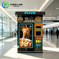 Distributeur automatique de pizzas intelligent de qualité commerciale pour les espaces publics intérieurs