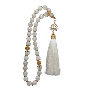 Perles de prière en résine écologiques faites à la main de haute qualité, Tasbeeh islamique musulman Misbaha, vente en gros AZ ENTERPRISES, couleur personnalisée - Product Image 2