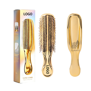 <span class=keywords><strong>Cepillo</strong></span> Desenredante para el Cabello con Logotipo Personalizado, <span class=keywords><strong>Cepillo</strong></span> <span class=keywords><strong>Tangle</strong></span> <span class=keywords><strong>Teezer</strong></span> con Cerdas de Nailon y Pelo de Jabalí, Peine Portátil para Cabello Húmedo o Seco para Mujeres y Niñas - Product Image 1