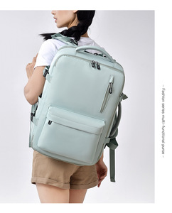 Mochila de moda para hombre con sensación de gama alta, mochila para mujer de gran capacidad, bolsa impermeable para ordenador - Product Image 1