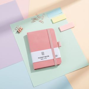 Carnet de notes ligné format A5 personnalisé en PU avec titre et logo sur mesure - Product Image 2