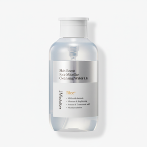 JMSOLUTION Korean Skin Boost Riz Eau Micellaire Nettoyante Vente Chaude 1.5 _ 500ml Soin Visage Fabriqué en Corée - Product Image 2