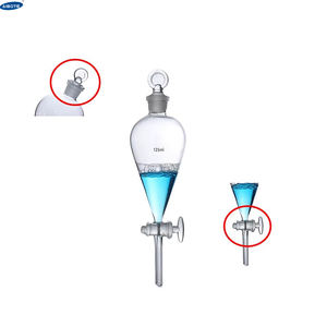 Customizável 30-10000ml Funil dispensador em forma de pêra PTFE Pistão dispensador funil soltando o funil para uso laboratorial - Product Image 2