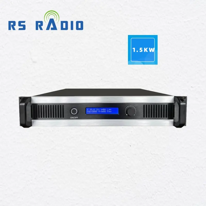 रुपये रेडियो फैक्टरी 1500 वाट 1500 W एफएम ट्रांसमीटर रेडियो स्टेशनों 1.5kw 2023 के लिए
