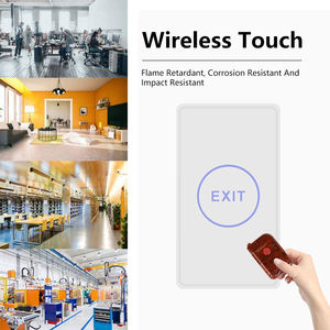 Alta qualità manuale allarme antincendio attivazione sensore tattile porta plastica pulsante romanzo bianco 12v - Product Image 5