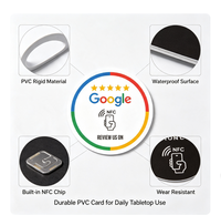 Adesivi NFC per Recensioni Google NFC213 Compatibili 13.56MHz, Logo Personalizzato, Impermeabili, per Ristoranti e Hotel, OEM