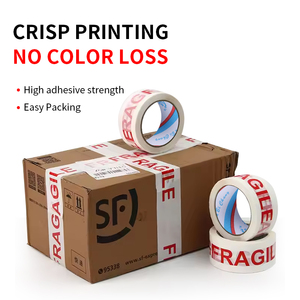 In Trắng <span class=keywords><strong>Bopp</strong></span> Chất liệu đóng gói băng 45mic x 48 mét x 100m carton niêm phong không thấm nước nhiệm vụ nặng nề với màu sắc logo - Product Image 6