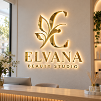 Enseigne LED personnalisée pour entreprise, enseigne pour logo d'entreprise, salons de beauté, enseigne lumineuse LED, enseigne à lettres LED