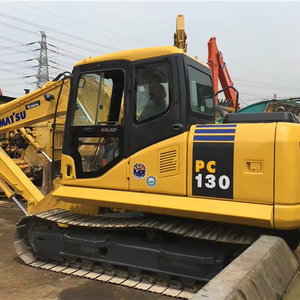 Excavadora Komatsu PC130 de segunda mano, modelo 2020, maquinaria agrícola japonesa, motor de 66KW, peso operativo de 12.6 toneladas, excelente estado. - Product Image 1