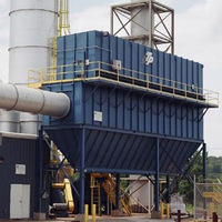 Collecteur de poussière industriel à jet pulsé en acier inoxydable haute performance, efficacité de purification de 99,9 %, garantie 1 an pour le ciment