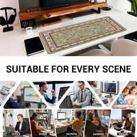 Tapis de souris en caoutchouc confortable, antidérapant, pour bureau et maison, tapis de souris en caoutchouc avec logo personnalisé, impression HD, tapis de souris étendu, tapis de bureau