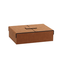 Mini jeu de cube de rami de voyage pour adultes et enfants, jeu de société Rummy Tile dans un étui en cuir avec supports en cuir et 106 carreaux