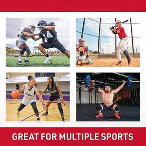 Rodilleras OEM de compresión con soporte para baloncesto, voleibol y levantamiento de pesas, protectores de rodilla - Product Image 5