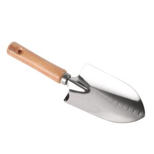 مجرفة يدوية صغيرة من الفولاذ المقاوم للصدأ مع مقبض للحفر وإزالة الأعشاب الضارة وتفكيك التربة - Product Image 6