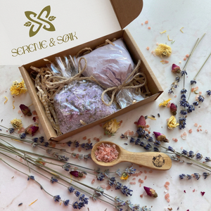 <strong>BATH</strong> PURE Series Rose <strong>Botanical</strong> <strong>Bath</strong> Tea Gift Set | 5 Premium Herbal <strong>Bath</strong> Tea Bags Himalayan Salt Essential Oils Handmade - Product Image 1