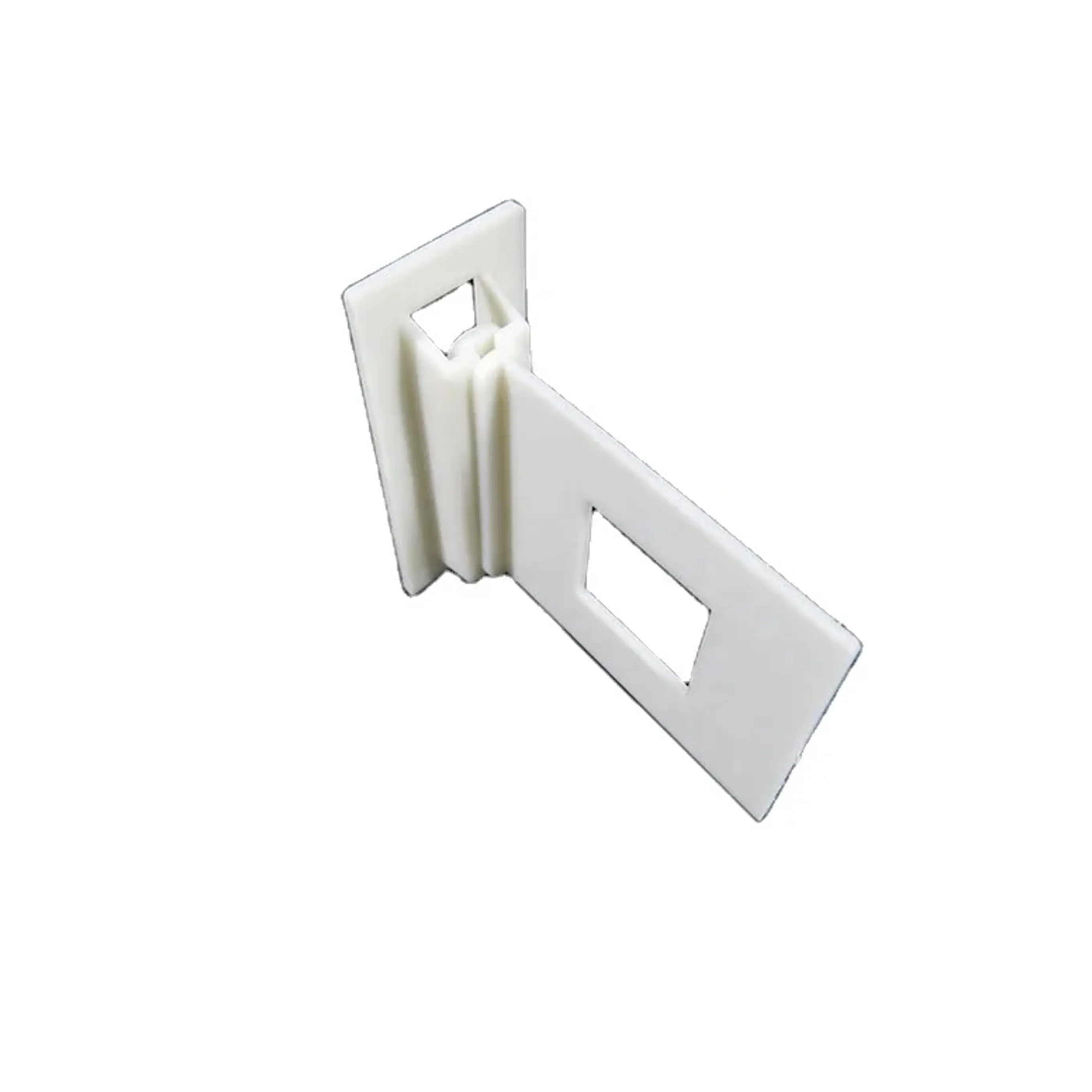 핫 세일 디스플레이 액세서리 전시회 골판지 선반 ABS 커넥터 흰색 플라스틱 골판지 선반 클립