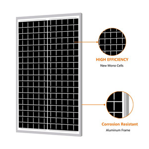 Mô-đun quang điện đơn tinh thể 10W 20W 30W <span class=keywords><strong>40W</strong></span> 50W Bảng điều khiển năng lượng mặt trời nhỏ bảng điều khiển năng lượng mặt trời kính phía trước mẫu miễn phí - Product Image 3