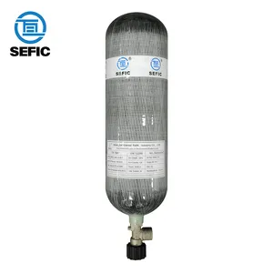 SEFIC 3L 300bar Carbon Fiber Air Gas Oxygen Tank with CE mark 114mm 2.1kg 446mm Height