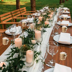 Wood <strong>Tealight</strong> Candle <strong>Holder</strong> Bridal Shower Rustic Wooden Cylinder Candle <strong>Holders</strong> for Wedding Baby Shower Party Favors - Product Image 6