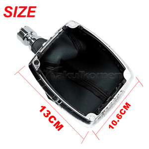 Copertura antipolvere del cambio in alluminio cromato per polsino in pelle <span class=keywords><strong>Ford</strong></span> <span class=keywords><strong>Kuga</strong></span> 08-12/C-Max 07-10 GB64637AA 8V4R-7P002-KB <span class=keywords><strong>accessori</strong></span> <span class=keywords><strong>auto</strong></span> - Product Image 3