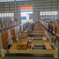 Machine de Pilates Reformer professionnelle en bois d'érable pour la maison et le studio – Lit de Pilates en bois massif de qualité supérieure pour l'entraînement de base