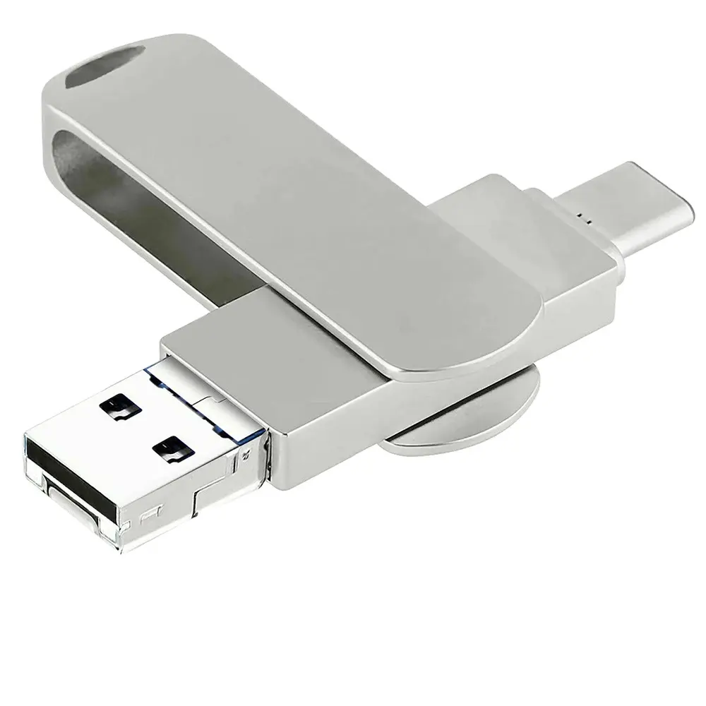 Stik Memori Ponsel, Stik Memori Ponsel OTG Putar 4 In 1 4G 8G 16G 32G USB 2.0 USB 3.0 OTG