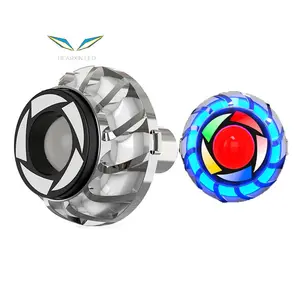 1 pièce Angel Eye Flash phare de moto, feux arrière de frein arrière LED accessoires de moto, freins universels, projecteurs de moto