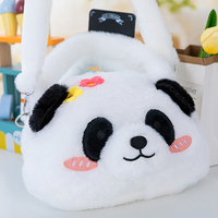 Sac à dos personnalisé en peluche Panda Jouet en peluche mignon conçu pour enfants Jouets en peluche Sac à dos en peluche