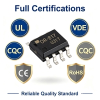 ORL817OV Optoacoplador de Alta Aislación Orient para Montaje en Superficie, para Procesamiento Integrado, Fuente de Alimentación Conmutada, Control Industrial y Hogar