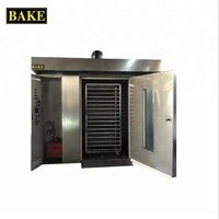 Haute efficacité Double chariot électrique/gaz/diesel 16/32/64 plateaux vendant four à rack rotatif en Stock avec le meilleur prix pour la vente