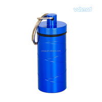 Boîte de rangement portable en aluminium de qualité supérieure pour tubes métalliques, étanche, pour joints et accessoires, format voyage, 10 ml, écologique