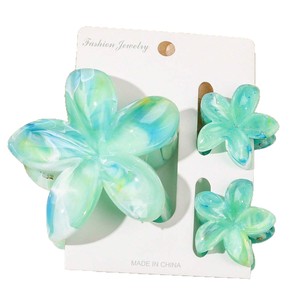 3-teiliges Set Bunte Harz-Blumen Haarspangen für Frauen und Mädchen, Süße Farbige Haarklammern für Frühling, Sommer und Herbst - Product Image 6