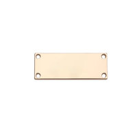 Pour les soins vêtements faux concepteur rectangulaire privé Parcum coeur personnalisé chine fait étiquette nom plaque métal personnalisable étiquette Logo