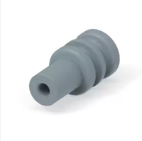 Sistema de Conectores Sellados de Alta Resistencia para Automoción TE Single Wire Seal, 963530-1/5-2435311-1, Silicona Gris para Conexiones de Cables