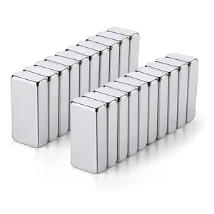 China Supplier Magnetic Materials N42 Grade Strong Neodymium Block Magnets N52 Grade NdFeB Rectangle Magnets 50x10x10mm to Egypt