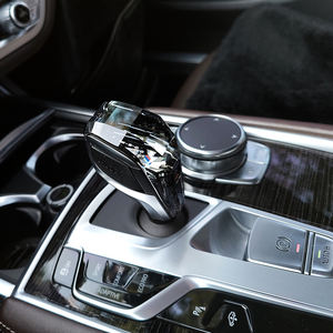 Pommeau de levier de vitesses en cristal pour <span class=keywords><strong>BMW</strong></span> <span class=keywords><strong>Série</strong></span> <span class=keywords><strong>1</strong></span> 2 3 4 5 6 7 X Z |   Housse en cuir + cristal style M3 |   Accessoire de remplacement pour pommeau de levier de vitesse - Product Image 4