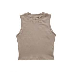 Camisetas sin mangas de verano transpirables de punto para mujer, estilo casual, deportivas, acanaladas, sexys, de compresión, atléticas, de elastano y algodón, personalizables por delante. - Product Image 6