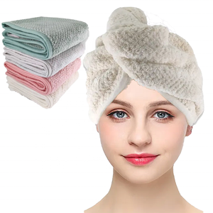 Hot Sale Wholesale Price Hair <strong>Towel</strong> Wrap Turban Microfiber <strong>Rapid</strong> <strong>Drying</strong> Premium Hair <strong>Towel</strong> for Hair Dry - Product Image 1