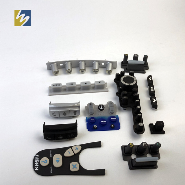 HJ High Quality Remote Controller Silicone Rubber Keypad Control Silicone Rubber Conductive Customization Rubber Parts