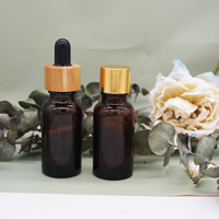 Bouteille d'huile essentielle compte-gouttes ambre 50ml 100ml avec bouchon inviolable, insert compte-gouttes et réducteur d'orifice