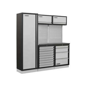 Meubles d'atelier modulaires en acier au carbone pour garage et bureau, organisateur d'outils multifonction, garantie 5 ans Platinum - Product Image 1