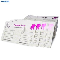 Autocollant d'impression personnalisée pour cils, étiquette adhésive, avec logo, boîte privée, étanche, pièces