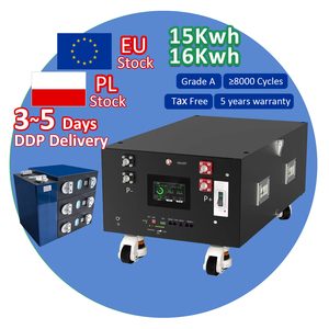 แบตเตอรี่ลิเธียมไอรอนฟอสเฟต (LiFePO4) สำหรับที่อยู่อาศัย ขนาด 48V 51.2V 15Kwh 16Kwh จาก EU พร้อมระบบจัดการแบตเตอรี่อัจฉริยะ JK V19 BMS สำหรับเก็บพลังงานแสงอาทิตย์แบบชาร์จได้ - Product Image 2