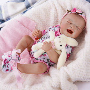 Bayi mobil <span class=keywords><strong>Dolly</strong></span> 22 pernapasan Zoro roda buatan tangan bergerak ekan bayi Muneco Silicona tidur Vajilla balita Reborn boneka - Product Image 2