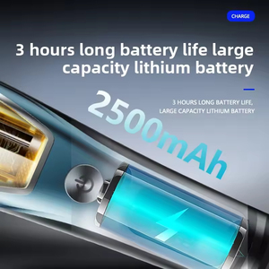 Recortadora de Pelo Eléctrica Profesional con Rotor Externo, Pantalla Digital, Batería Integrada de 1200-2500mAh, 1-3h de Autonomía, Acero Inoxidable - Product Image 3