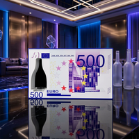 Panneau de lettres LED, présentoir VIP lumineux, panneau de bienvenue en acrylique, présentoir de bouteilles lumineux pour boîte de nuit